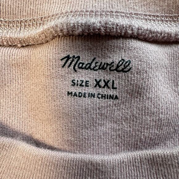 Madewell Dip-Dye (Re)sourced Cotton Swing Sweatshirt XXL - Picture 4 of 9